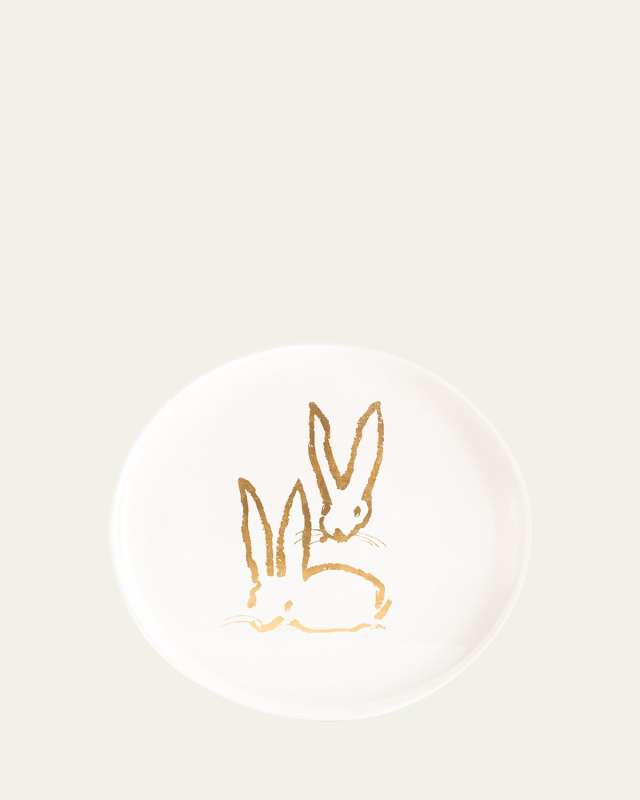 Royal Rabbit Gold Leaf and Lacquer Tray